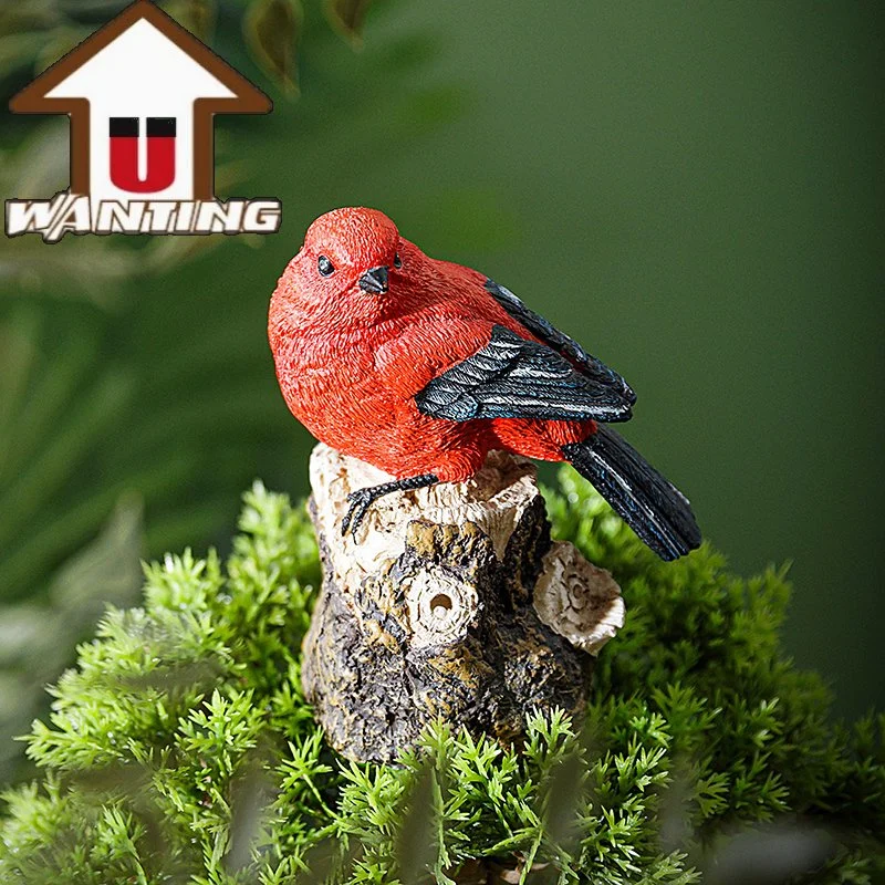 Outdoor Garden Decoration Artificial Bird Resin Craft Waterproof Yard Ornament Art Figurine