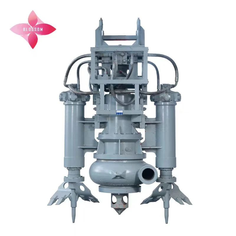 High Flow and High Lift of Hydraulic Submersible Sludge Pump with Agitator for River Pond Desilting