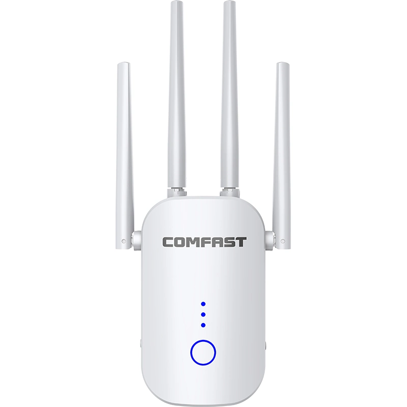 دعم عالي الجودة موسع جهاز التكرار اللاسلكي من OEM 1200Mbps CF-Wr758AC WiFi معزز الإشارة