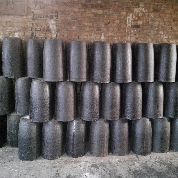 High Pure Isostatic Graphite Crucible for Metal Melting 100kg 200kg 500kg 1000kg 1500kg