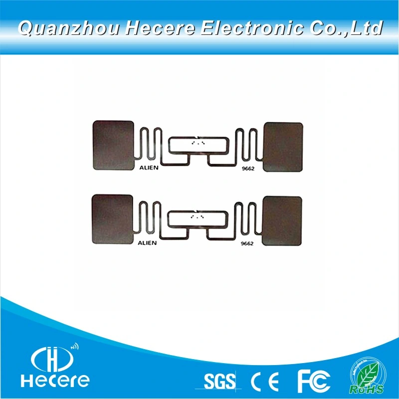 860-960MHz Alien H3 Chip UHF 9662 Sticker for Vehicle Tracking RFID label Tag