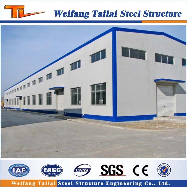 Steel Frame Construction Building Factory Design in Ecuador Prefabricated Warehouse