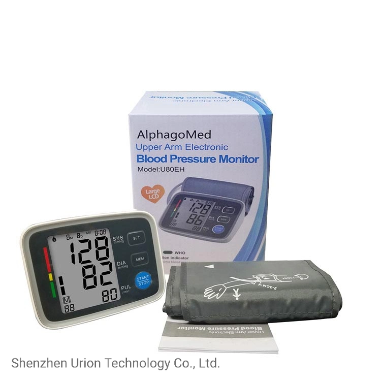 CE FDA ISO Approved Sphygmomanometer Electronic Bp Machine OEM ODM Digital Upper Arm Digital Blood Pressure Monitor for Medical and Home