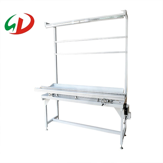 LED Assembly Line with Work Table The Assembly Line and Automatic Chain Plug-in Wire Cheap