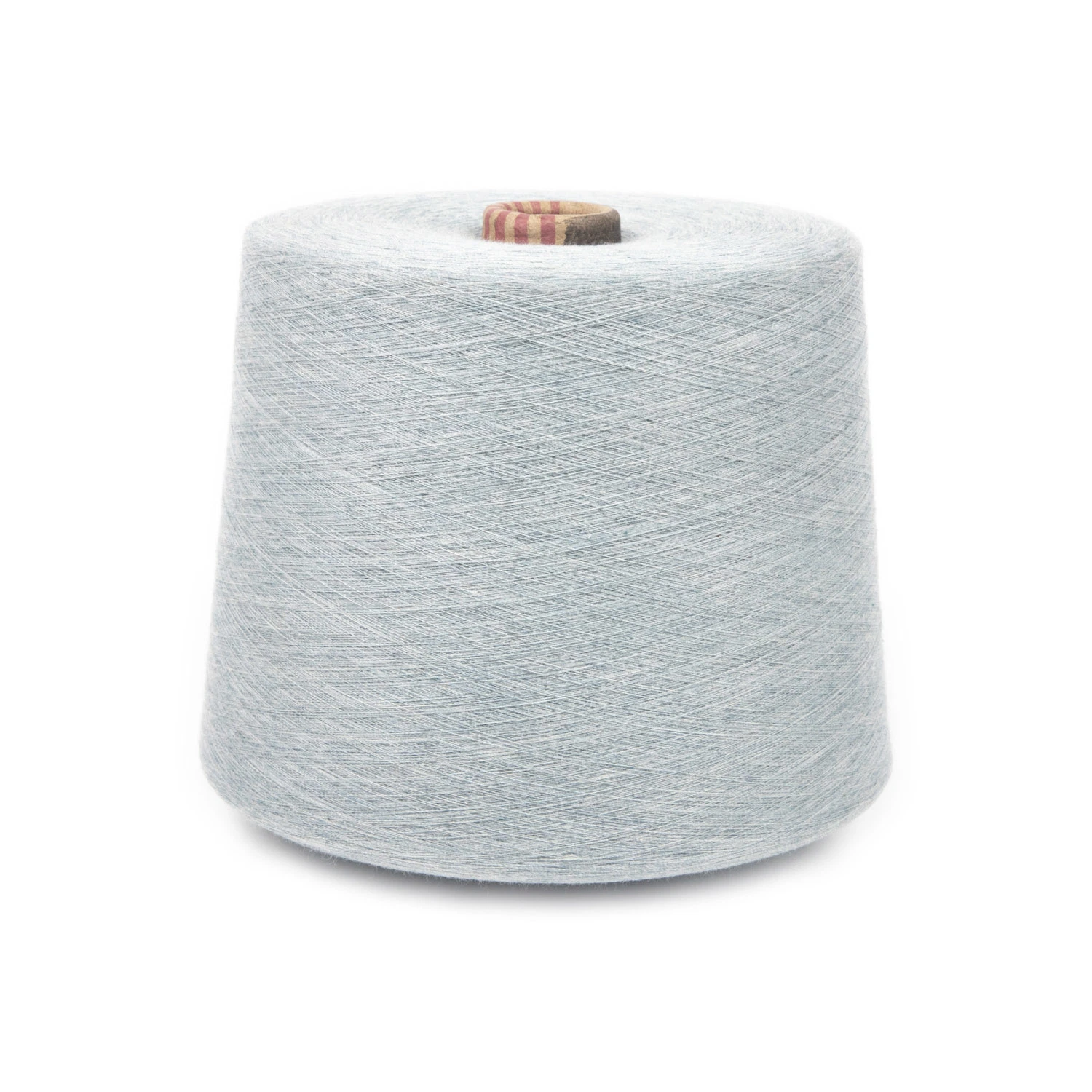 100% algodón peinado teñido de hilados de cono de hilo para tejer y un suéter tejido