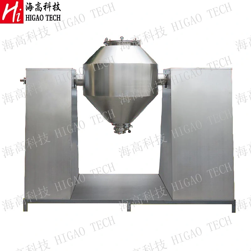 Double Cone Rotating Vacuum Dryer Drying Equipment Suitable for Easily Oxidized Raw Materials