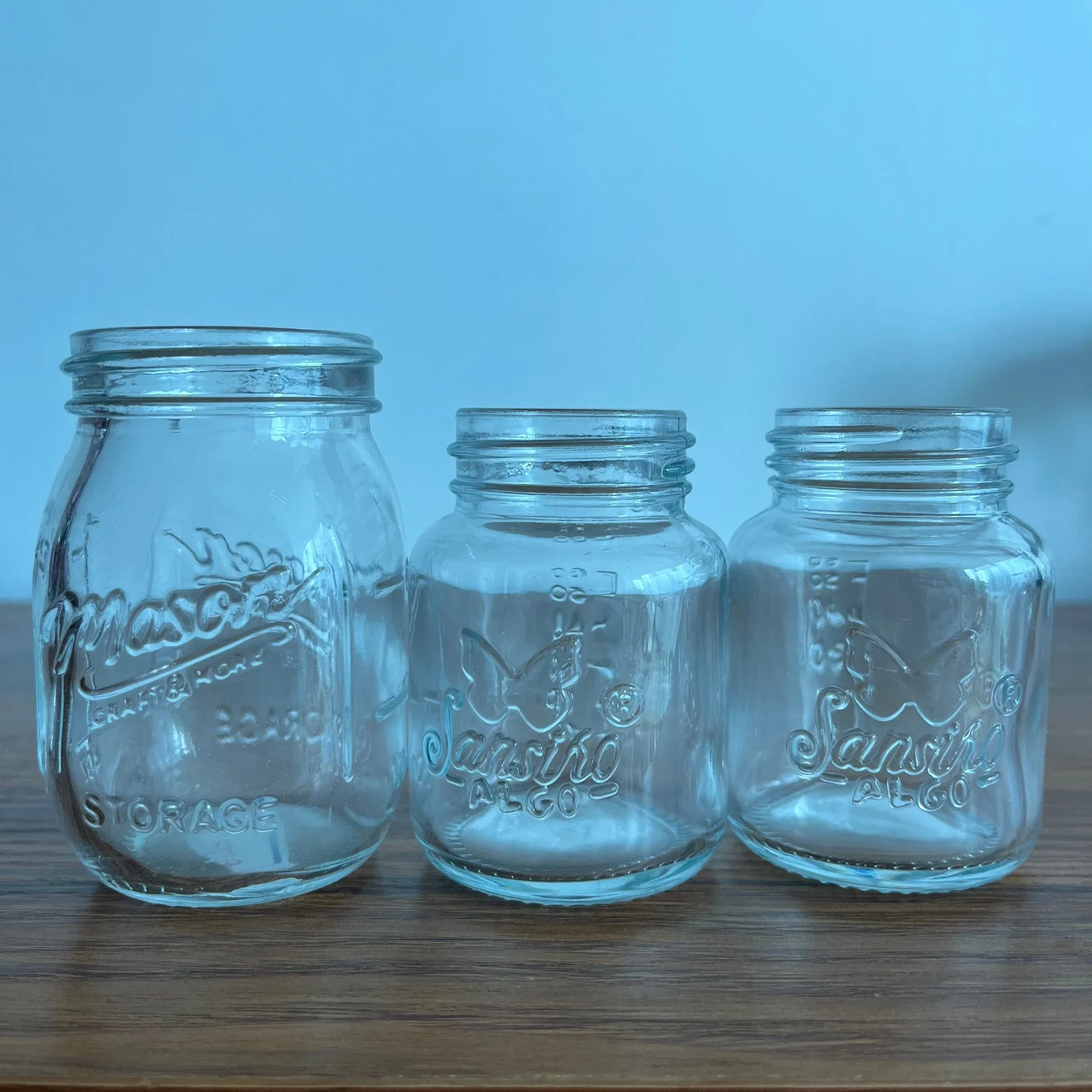 Transparente Flasche 3 Oz Glasflaschen Jam Jars Lagerung für Kleine Aufbewahrungsflasche