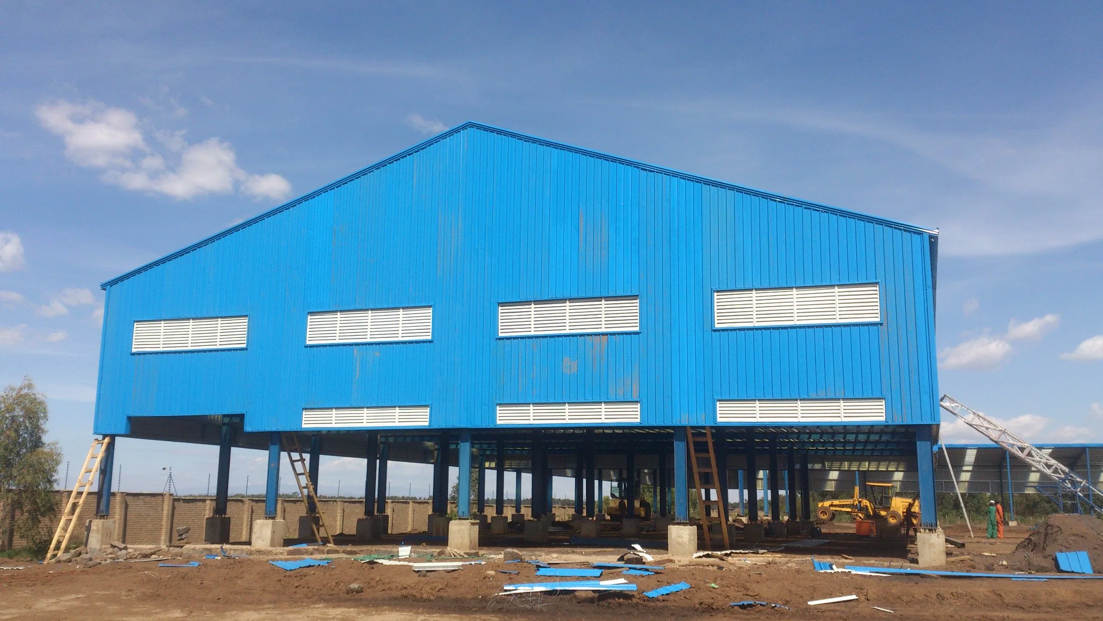 Farm Prefabricated Steel Structure Erection Structural Storage Warehouse Shed