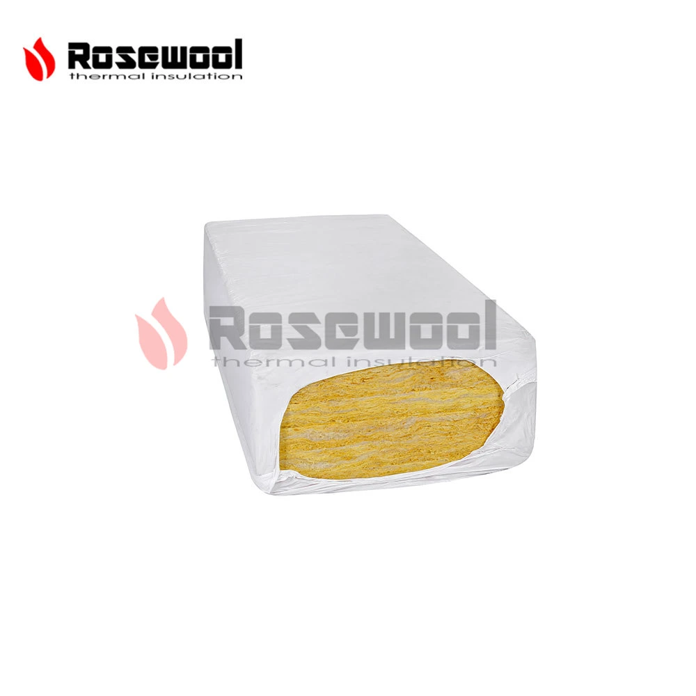 Building Material Rockwool Wall Panel Rock Wool Board with Sound Insulation Capability
