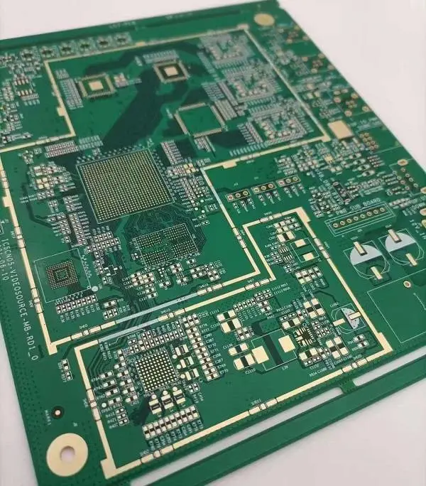 10 de inmersión de la capa de oro 35um IDH ciego&amp;enterrado Vias con un alto TG170 Placa PCB, la electrónica de fabricación de PCB