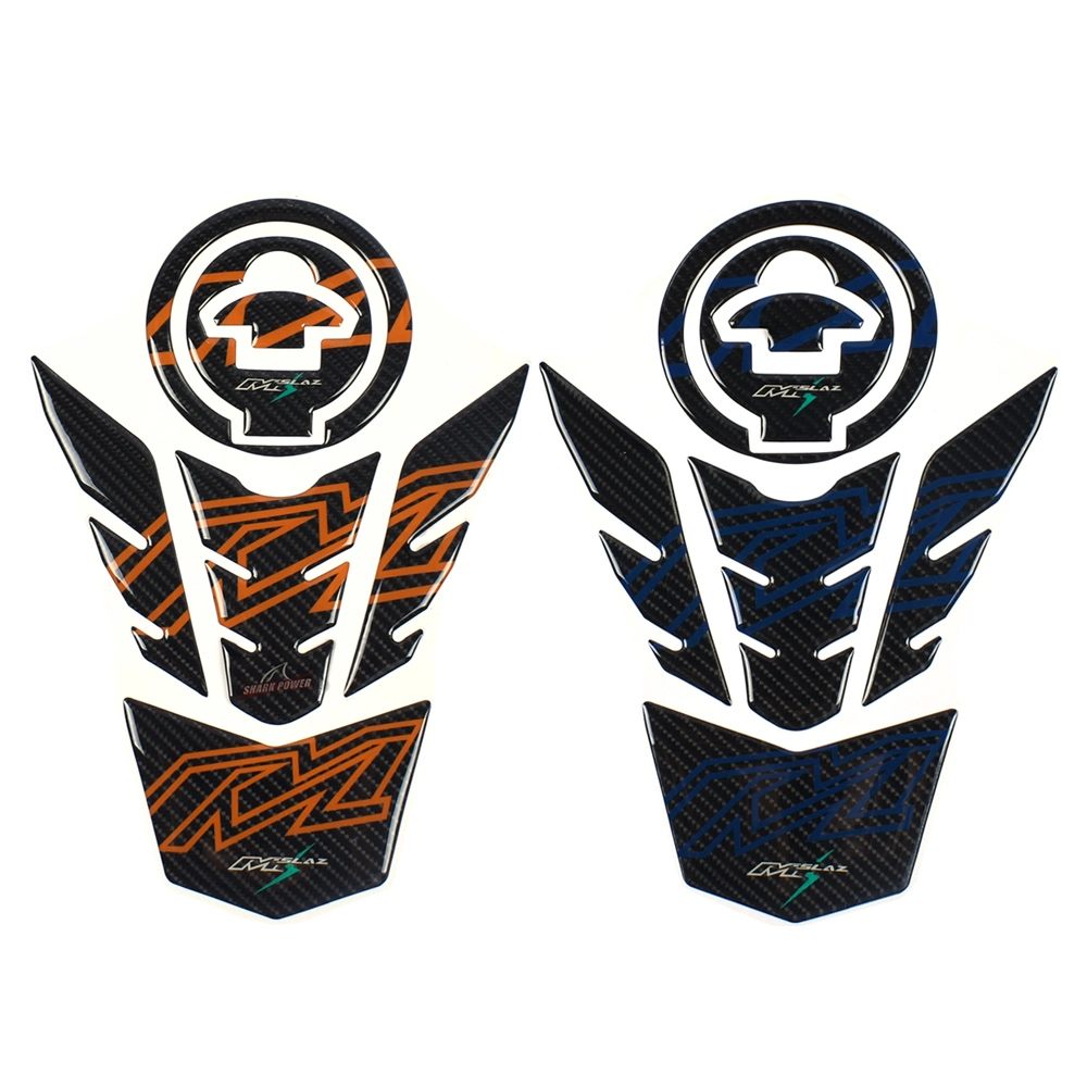 Fishbone Decorative Durable Dustproof Protection Fuel Tank PVC Motorcycle Stickers