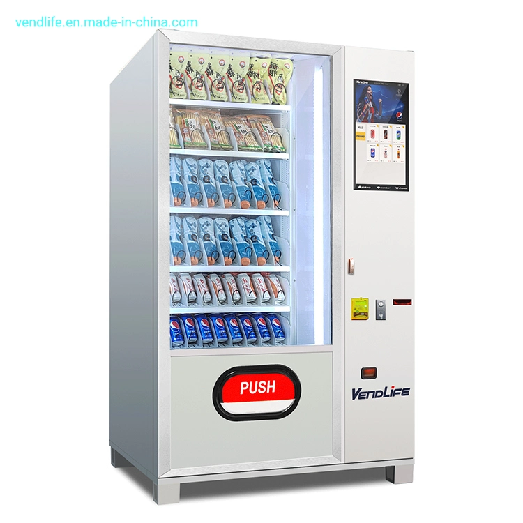 Cheap and Quality Drink Snack Refrigeration Vendlife Vending Machine Free Customized Wrap