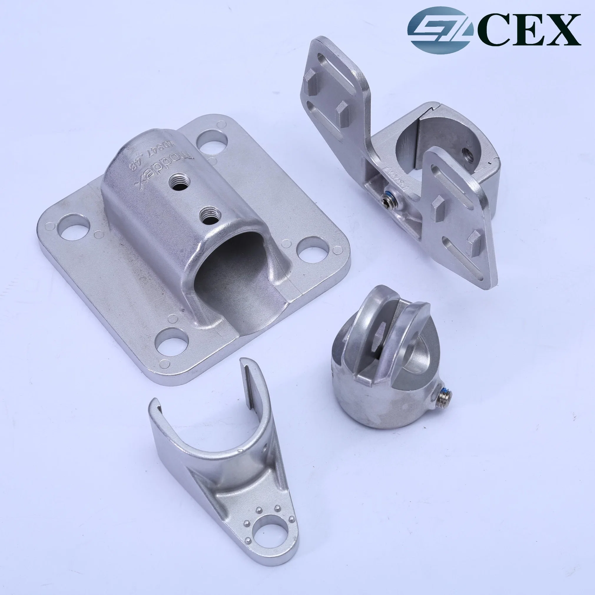 Custom OEM Furniture Hardware Shelf Support Zinc Alloy Casting Glass Clamp Bracket