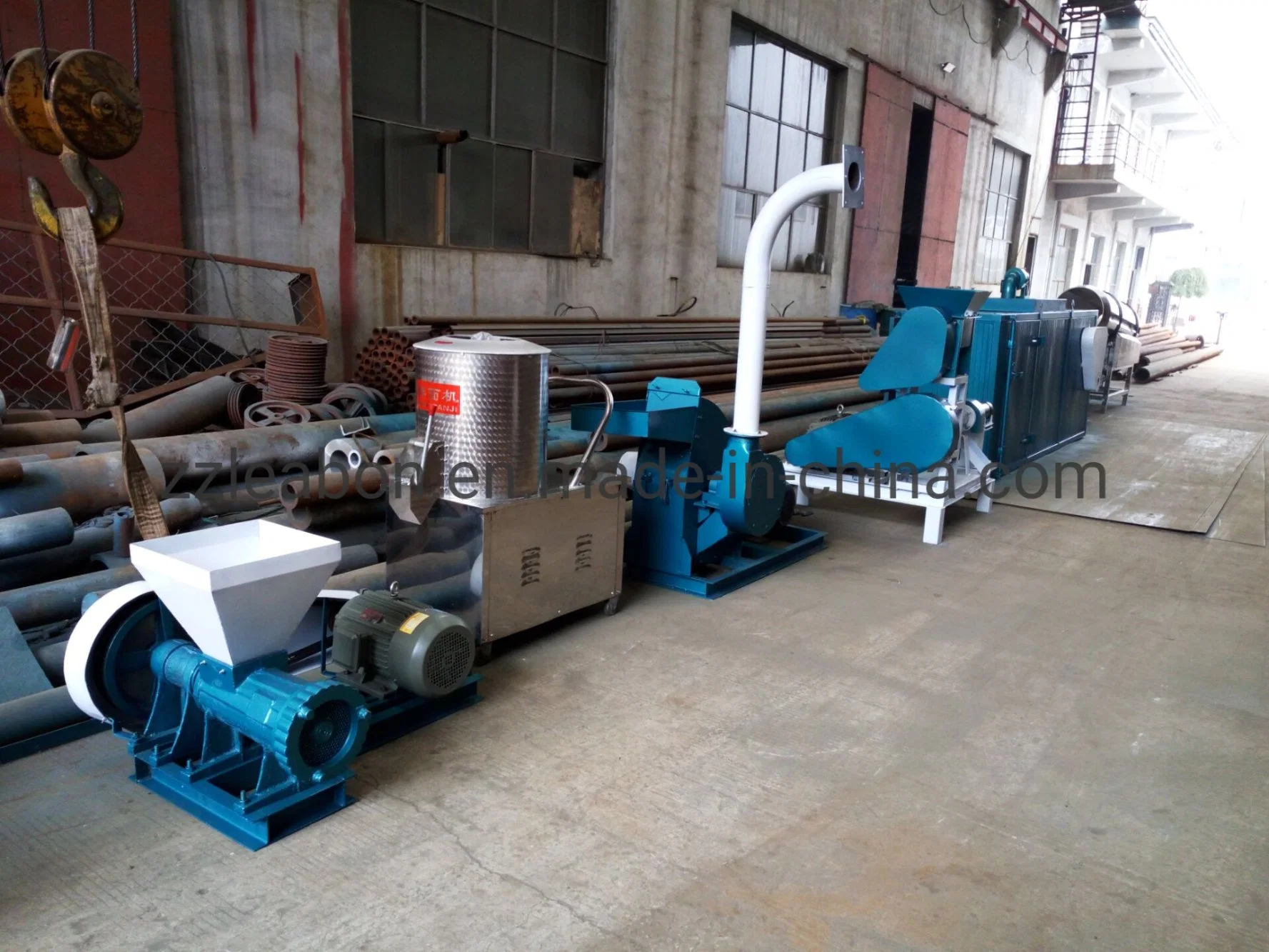 1t/H Floating Fish Feed Extruder Machine Fish Feed Pellet Line