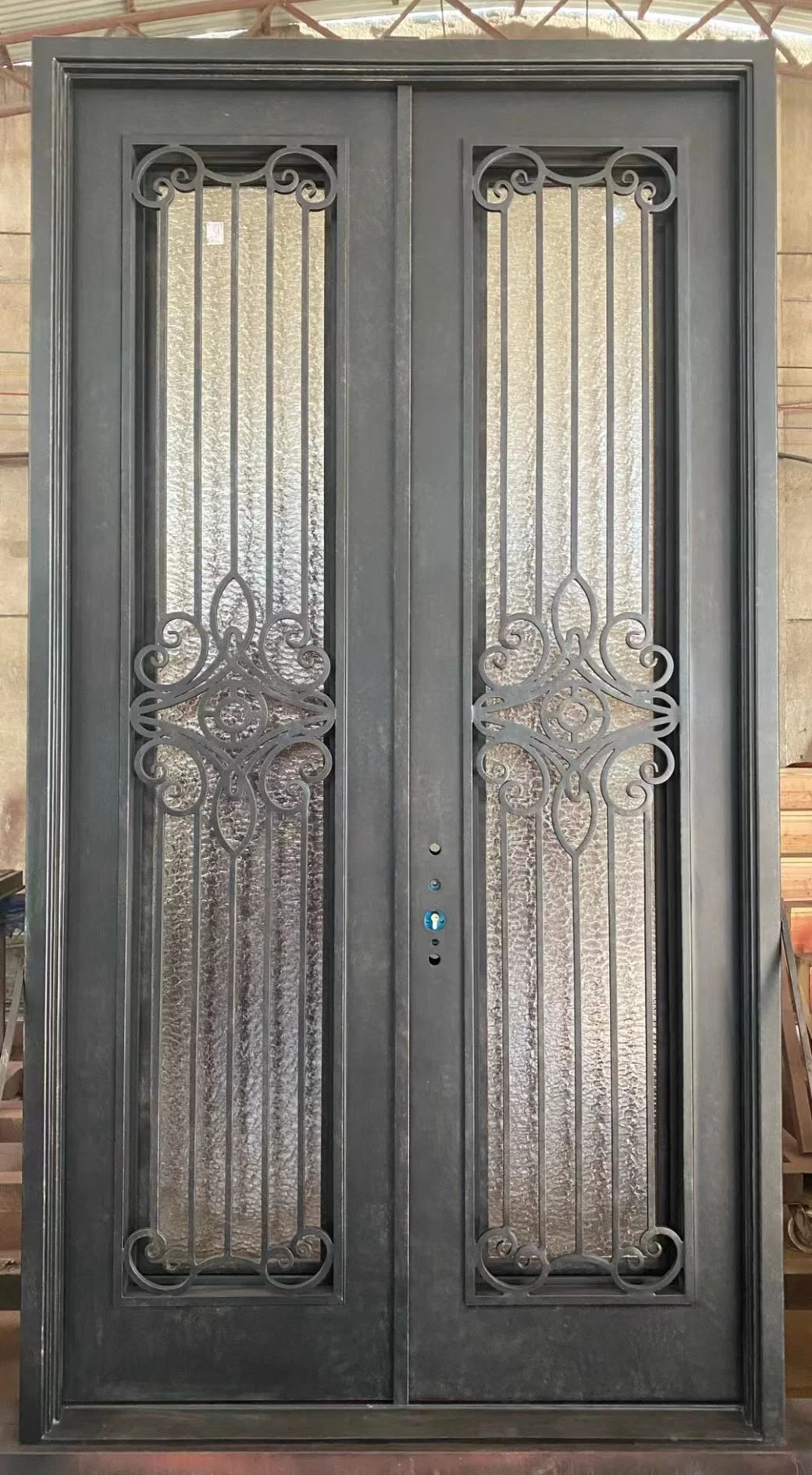 Yeahdoor Other Doors Customized Luxury Wrought Iron Entrance Security Main Steel Door Design