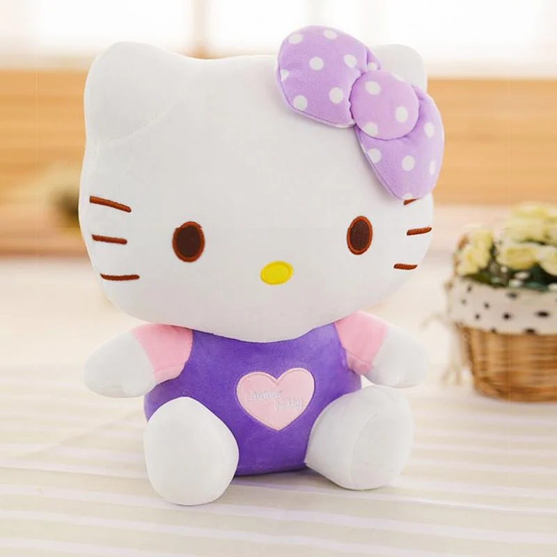 Sanrio Hello Kitty Plüsch Puppe Kissen Spielzeug Kawaii Anime Weihnachtsgeschenke