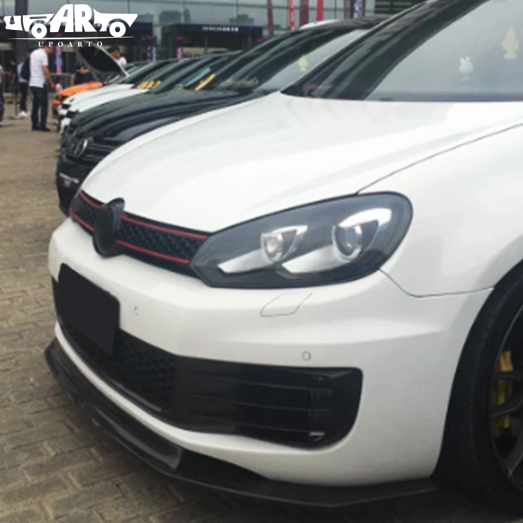 Personalización de la muestra ABS plástico frontal Fog Lamp marco Trims cubierta Para VW Golf 6 Mk6 R20 2008-2013