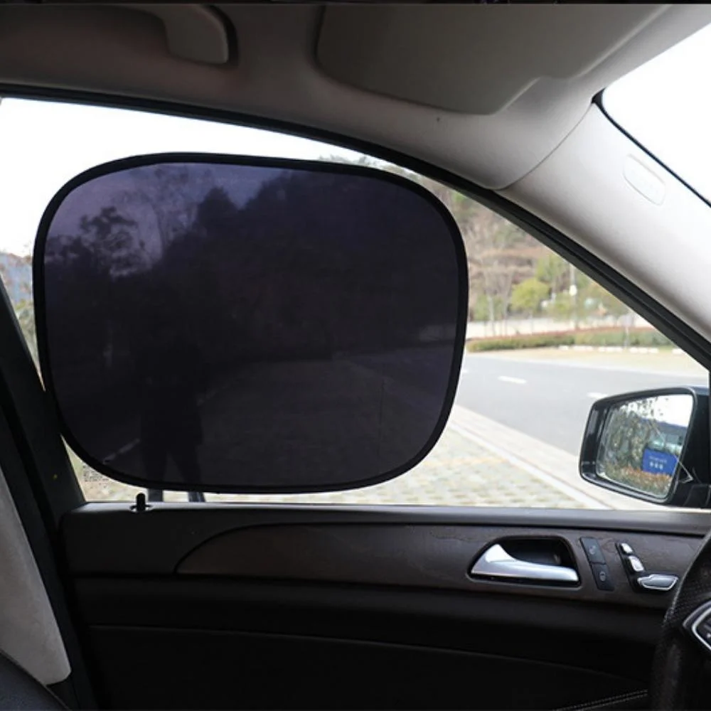 غطاء نافذة السيارة الأوتوماتيكي المظلة الشمسية القابلة للطي سيارة ملاسة بالعجلات مظلة الشمس للنوافذ الجانبية Bl21975