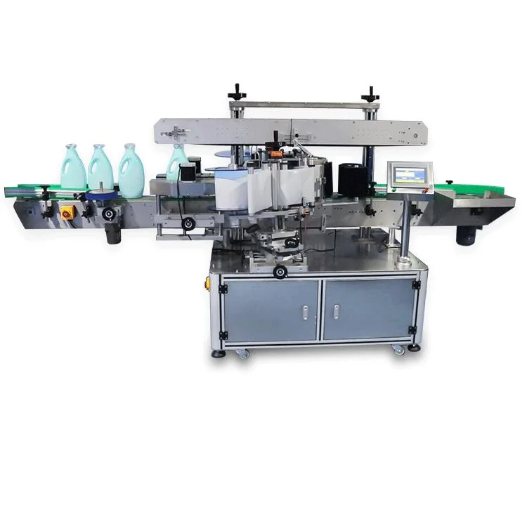 Labeling Machine with Date Code Printer Double Side Square Bottle Labeling Machine for Plastic Bottles