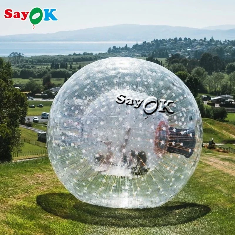 Niños Juego de adultos al aire libre Zorb transparente bola