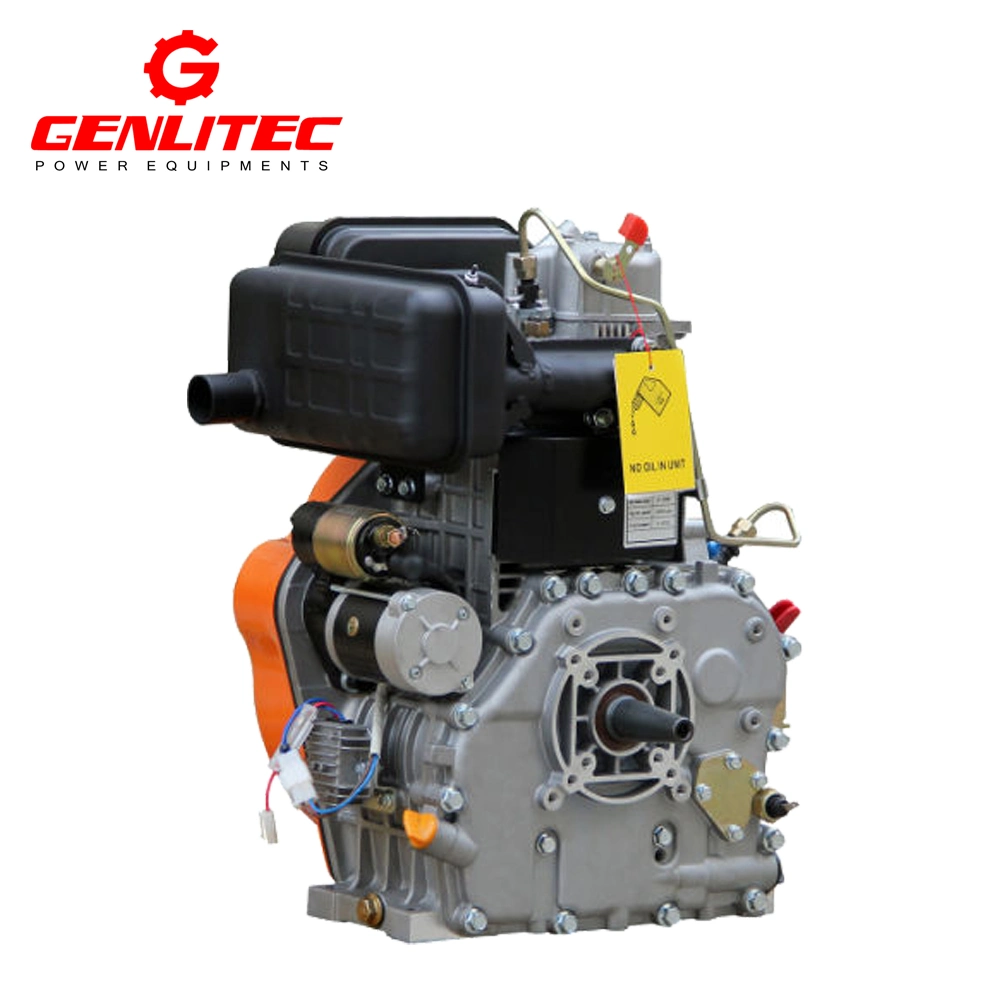 16HP 633cc Air Cooled Single Cylinder Diesel Engine 3000rpm (DE198FAE)