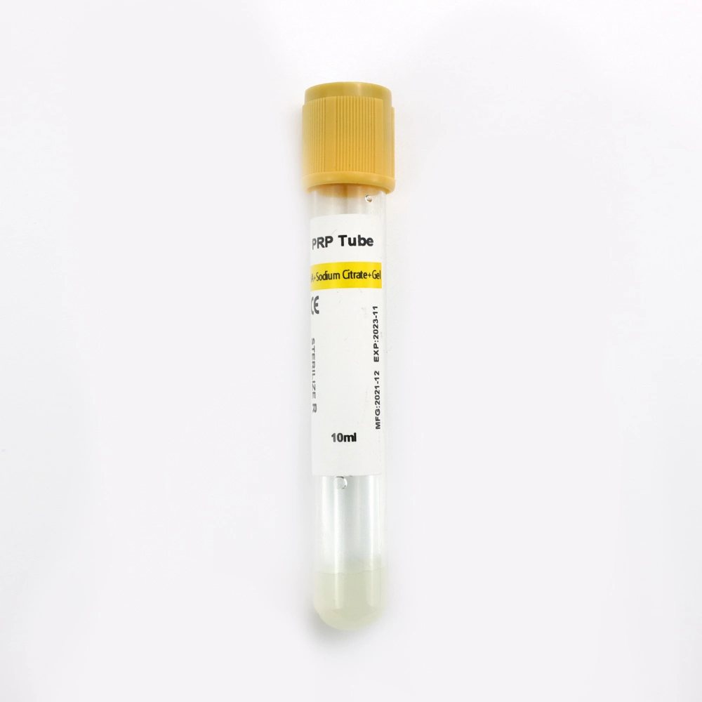 Siny Manufacture Gel&Sodium Citrate Use Medical Plain Blue Cap Disposable Vacuum Blood Tube