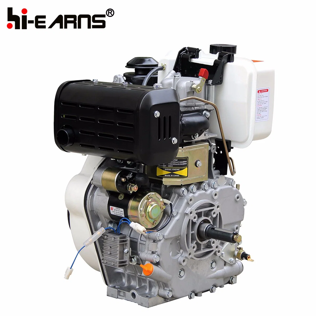 12HP Diesel Engine with Keyway Shaft (HR188FA)