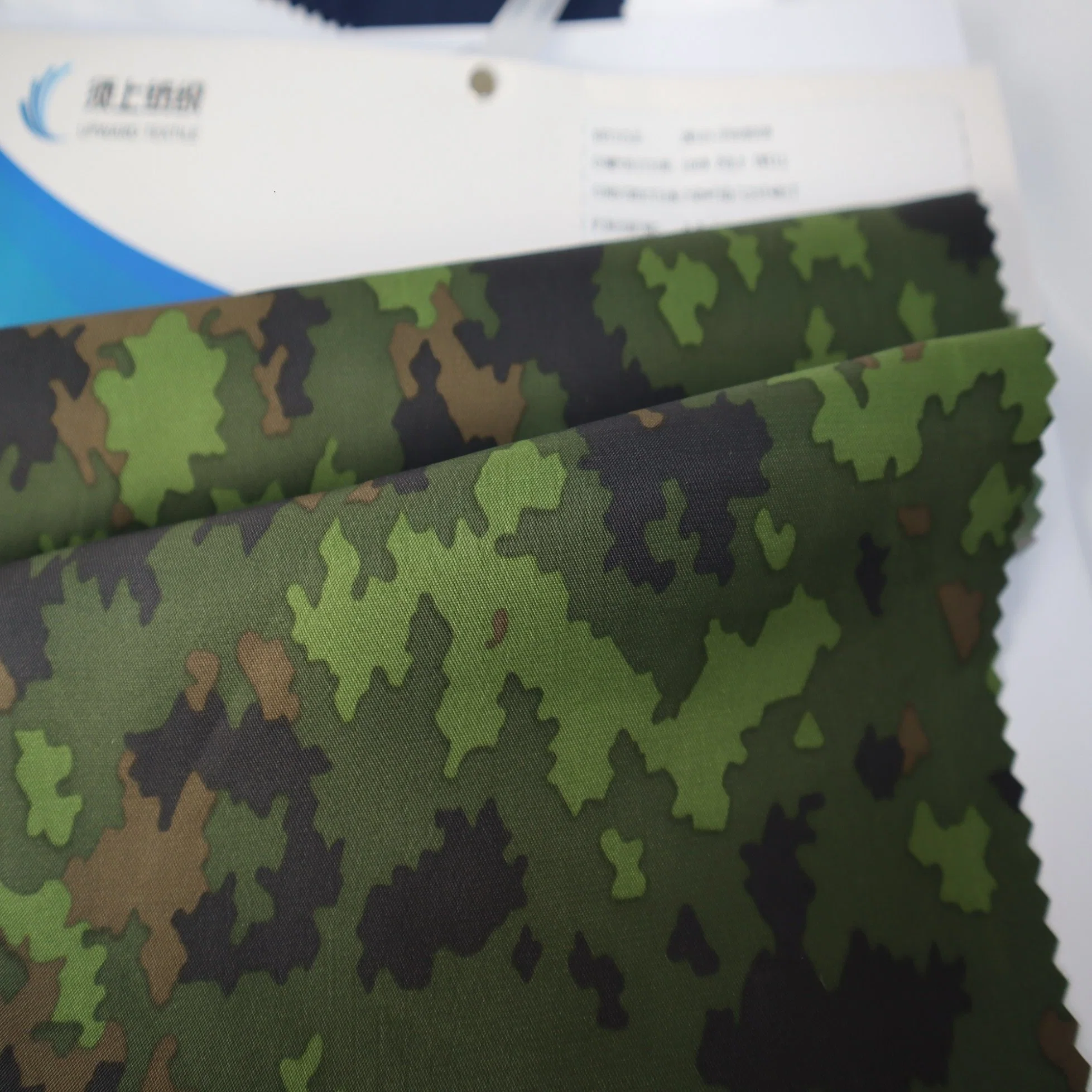 100% Poly Printed Twill Waterproof Fabric