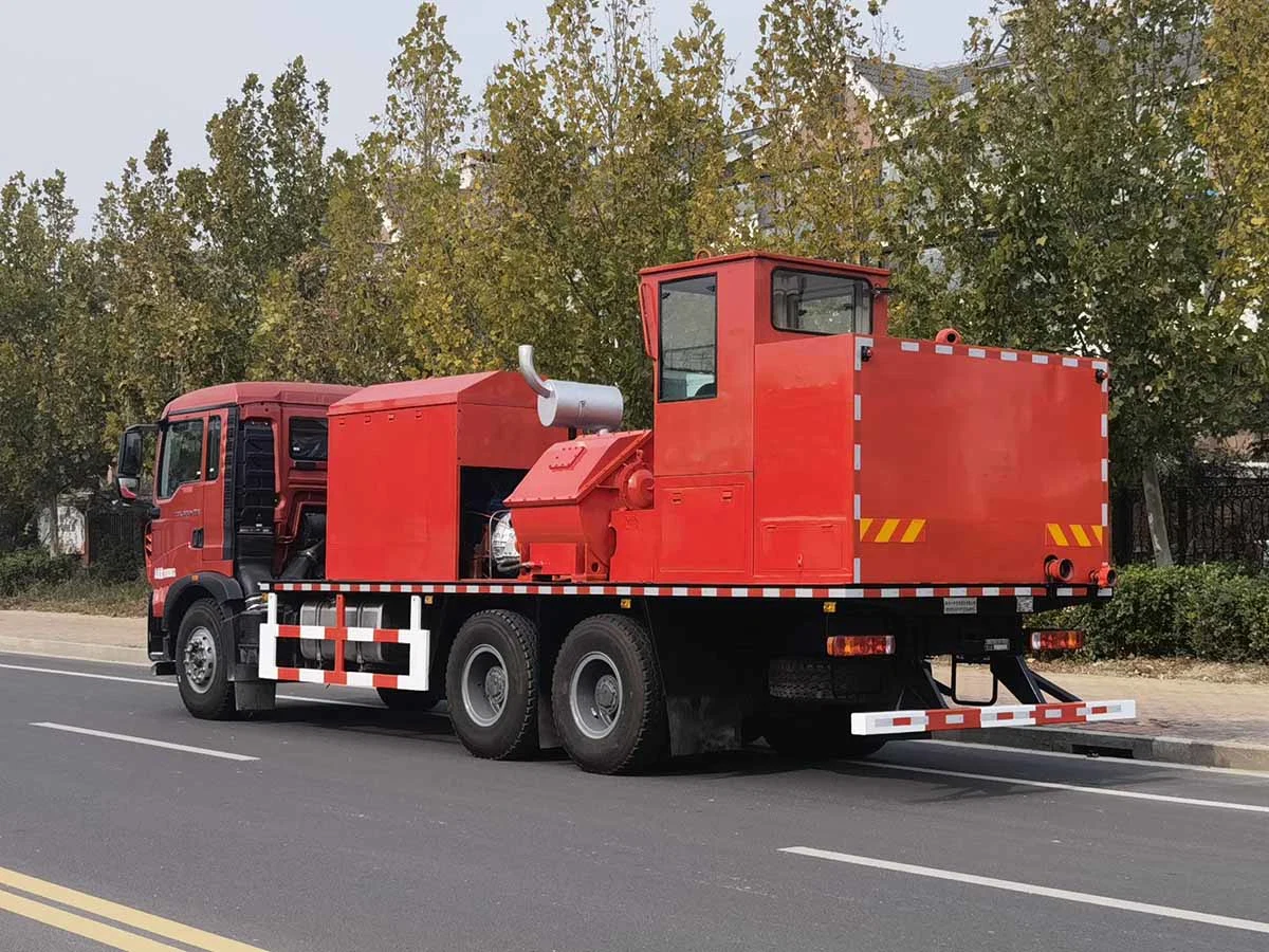 Sinotruk HOWO Campo de aceite de motor Weichai Hormigonera afianzan la carretilla