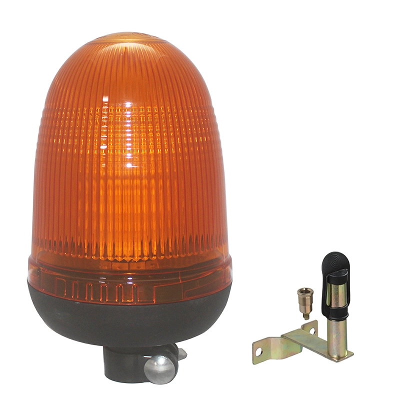 Super Bright Beacon Rotating Warning Light LED Flash (12V/24V) with Flexible Pin