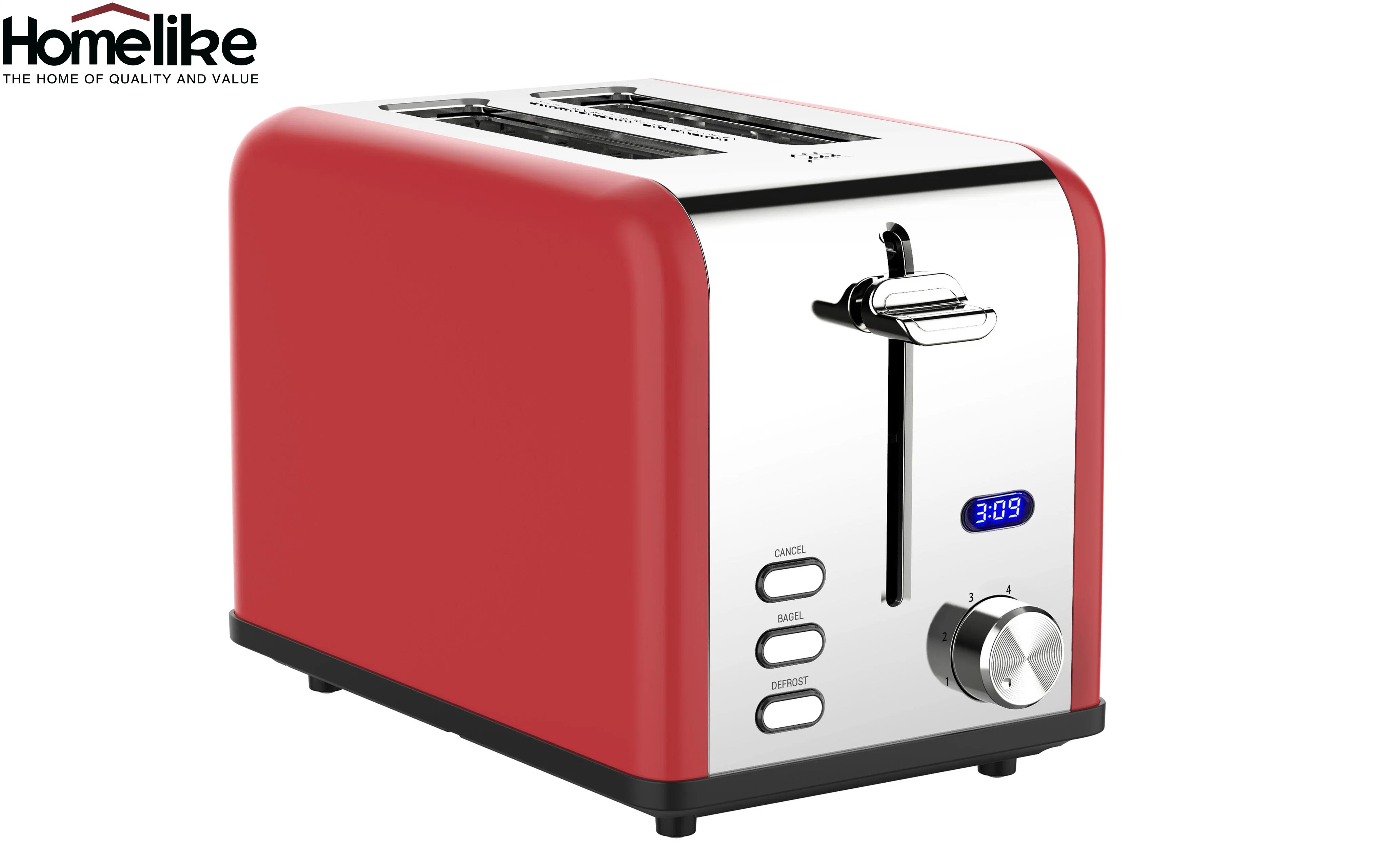 Automatic 2-Slice Stainless Steel Electric Toaster Kitchen Appliances