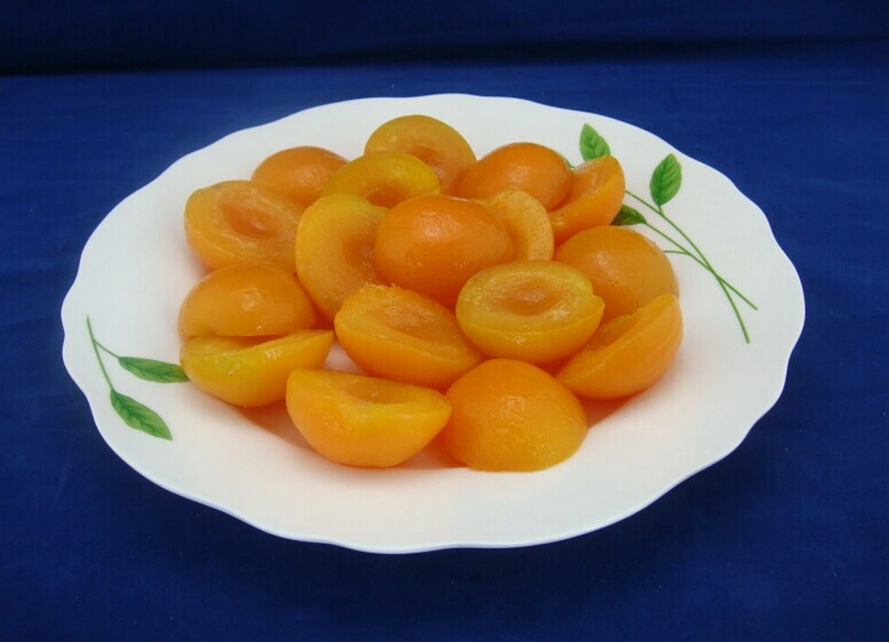 Abricots en conserve de fruits de la Chine de qualité supérieure