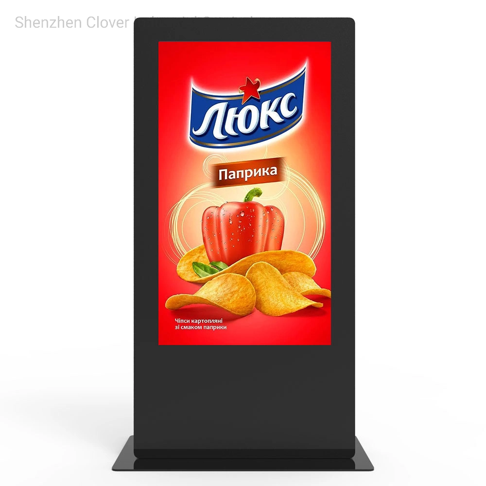 Standfläche für Innenräume 43 Zoll LCD-Werbedisplay Touch Interactive Bildschirme Anzeigenkiosk Eigenständige Digitale Werbemaschine