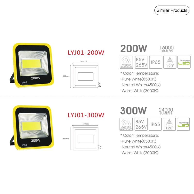 100W IP65 Sports Lighting LED Flood Light SMD