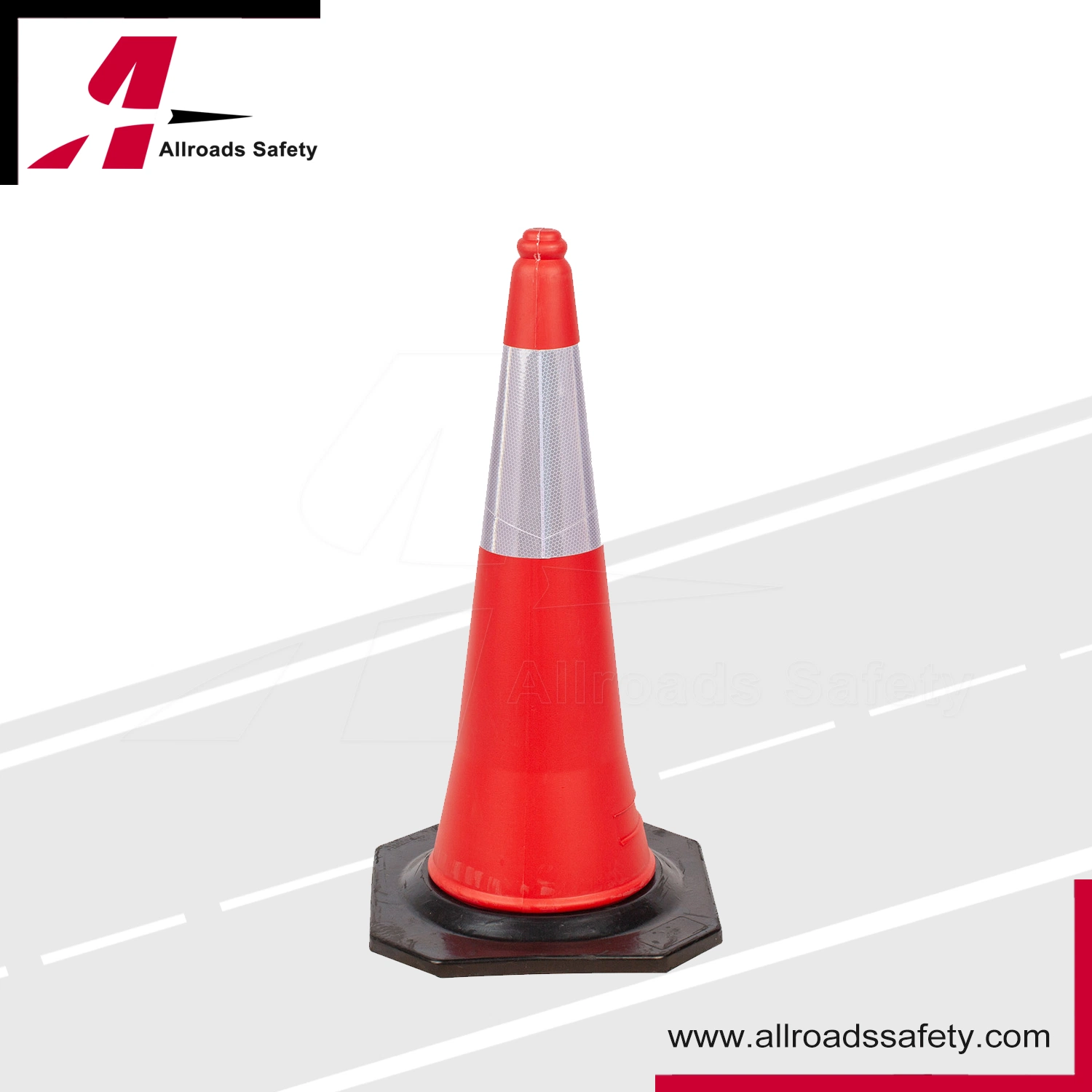 75cm Environmentally Friendly PE Traffic Safety Road Barricade Cone