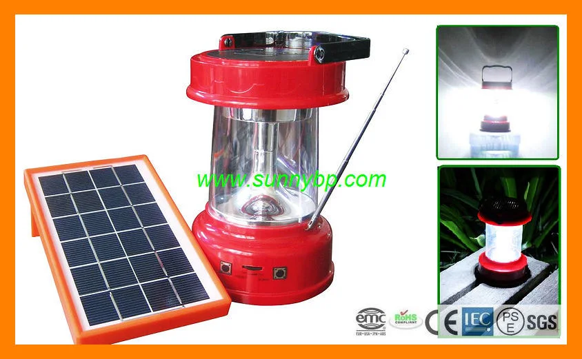 Solar Lantern Generator with Radio