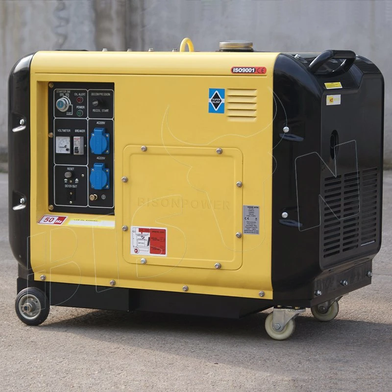 CE Euro5 7500W Notstromgenerator mit geräuscharmer Luftkühlung