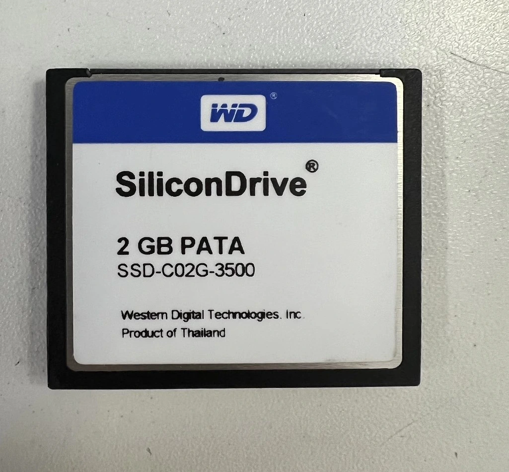 WESTERN Digital CF 2g Industrieausrüstung Compact Flash CNC Maschine Medizinische Speicherkarte Für Die Industrielle Steuerung Von Werkzeugen