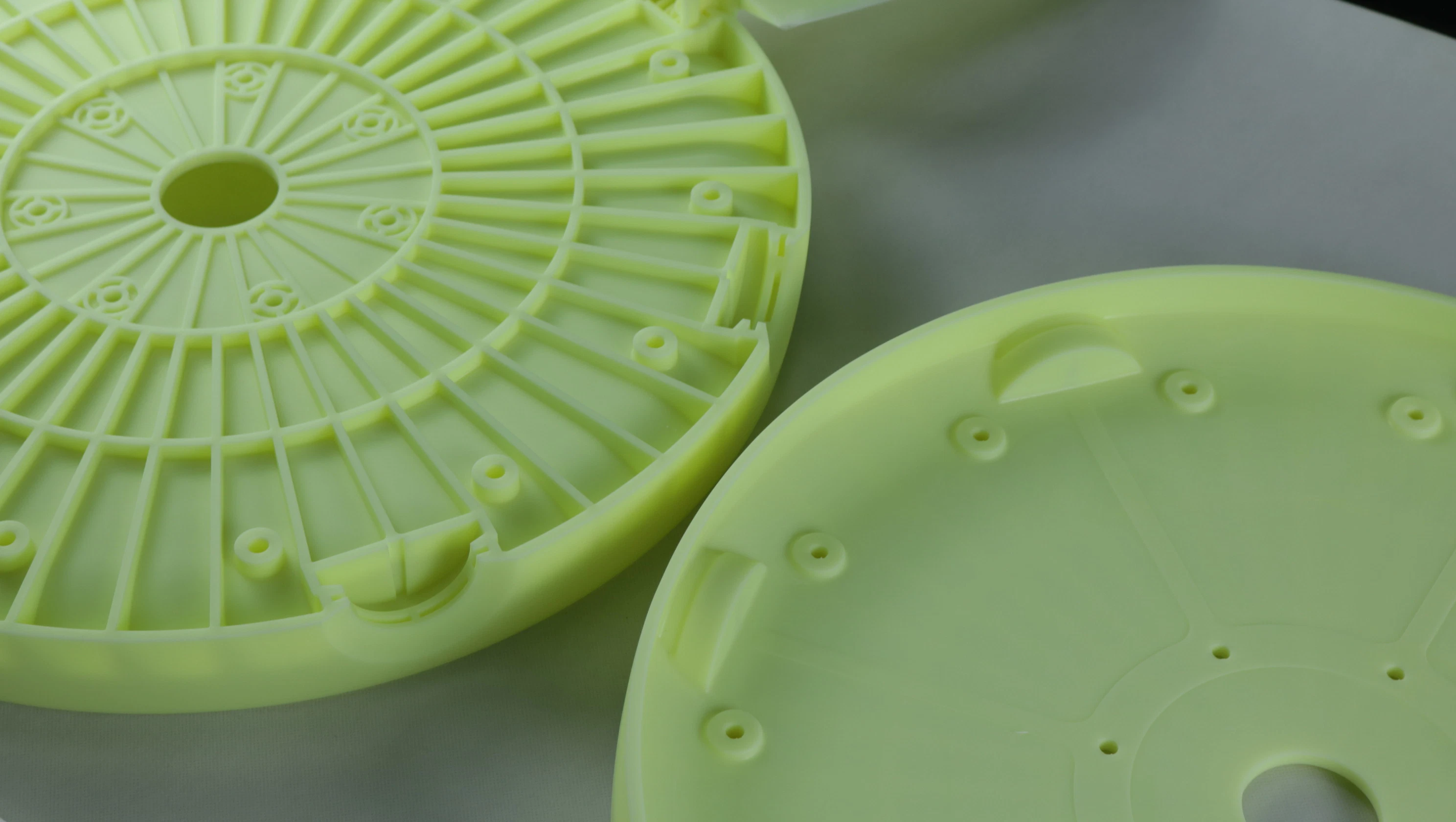 SLA Large Yellow-Green Resin Fan 3D Printing Service