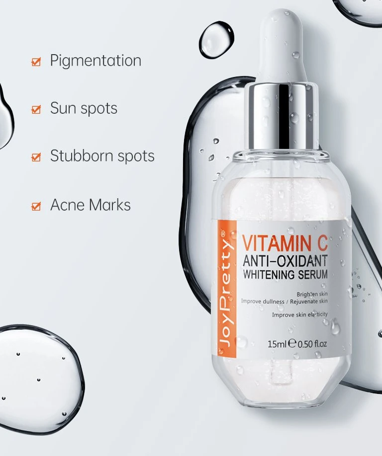 5 Pack Cruelty-Free 20% Vitamin C Serum Gesichtscreme, Gesichtsreinigung, Toner und Augencreme Hautpflege Brightening Anti Aging Set