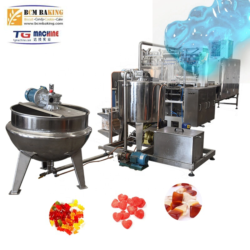 USA Standard Cheap and Fine Gummy Candy Soft Sweet Pectin Gelatin Making Line