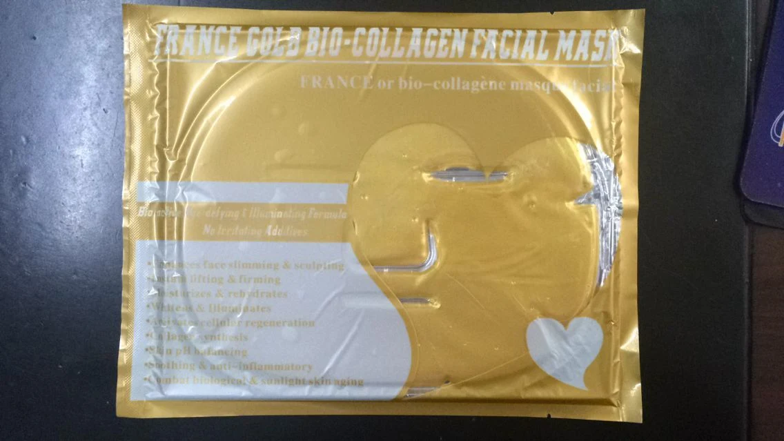 Golden Facial Mask Sheet Collagen Gold Anti Wrinkle Face Mask Bio-Collagen Facial Mask 60g