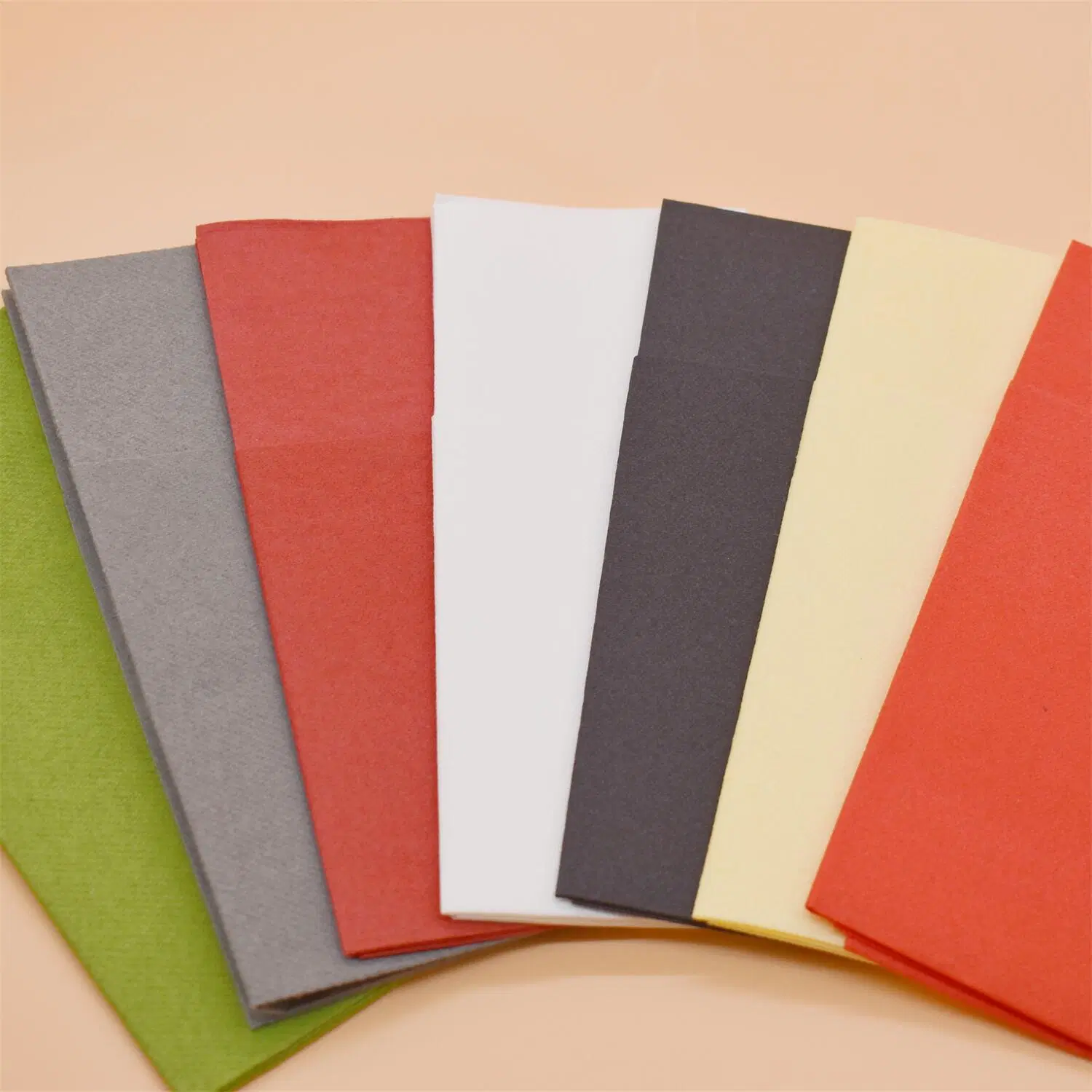 1/8 Folded Colour Linen Feel Pocket Napkin