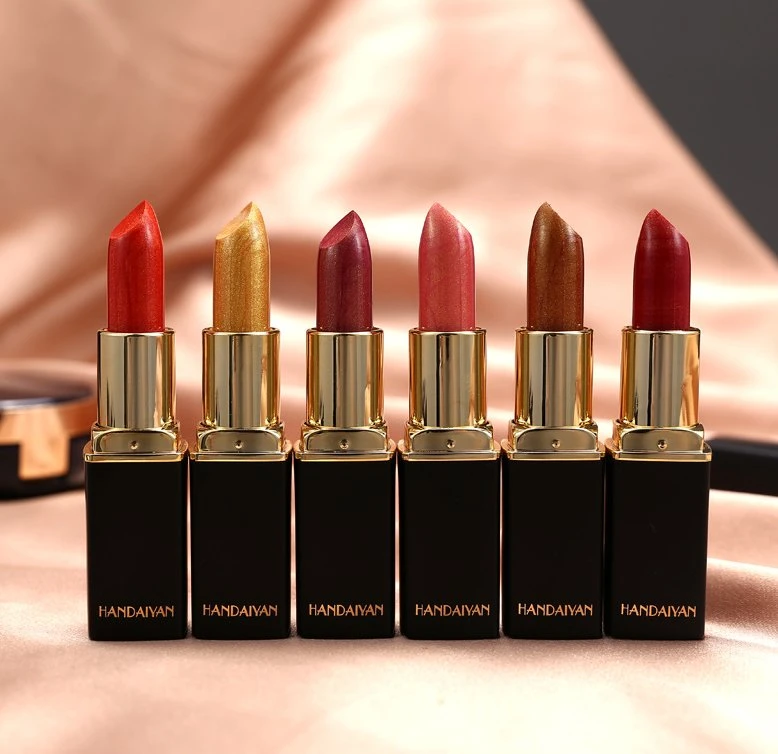 9 Colors Lip Makeup Luxury Lipstick Waterproof Long Lasting Glitter Lipstick Private Label Lipstick