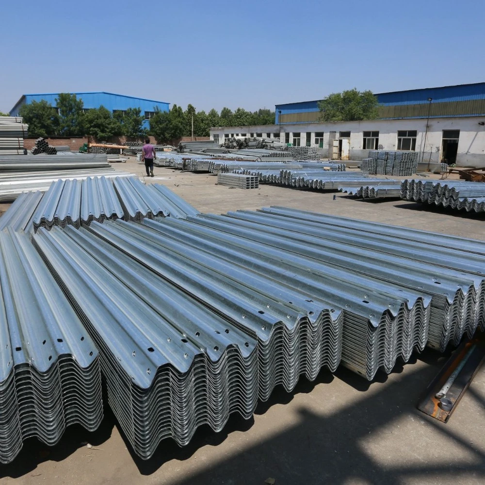 China Suppliers Highway Metal Wave Guardrail Plate Beam Guardrail