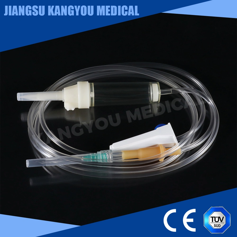 Disposable Sterile Precision Flow Control Medical Infusion Set with Filter