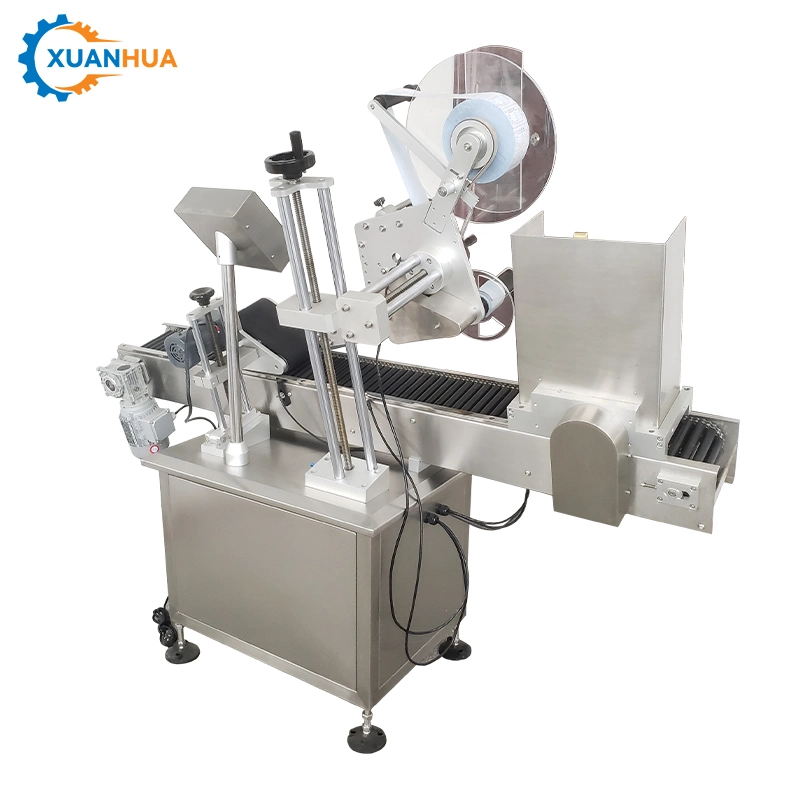 Automatic Flat Horizontal Wine Bottle Labeling Machine