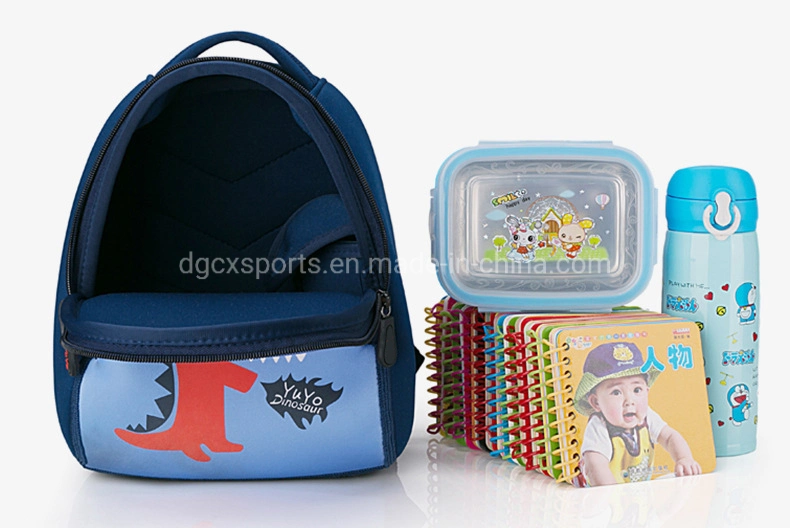 Kid Toddler Backpack Baby Boys Girls Kindergarten Pre School Bags Cute Neoprene Cartoon Backpacks Lunch Picnic Bag for Children
