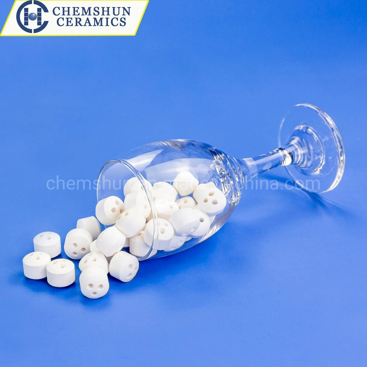 Alumina Ceramic Ball with Hole as Catalyst Supporting Bed Media