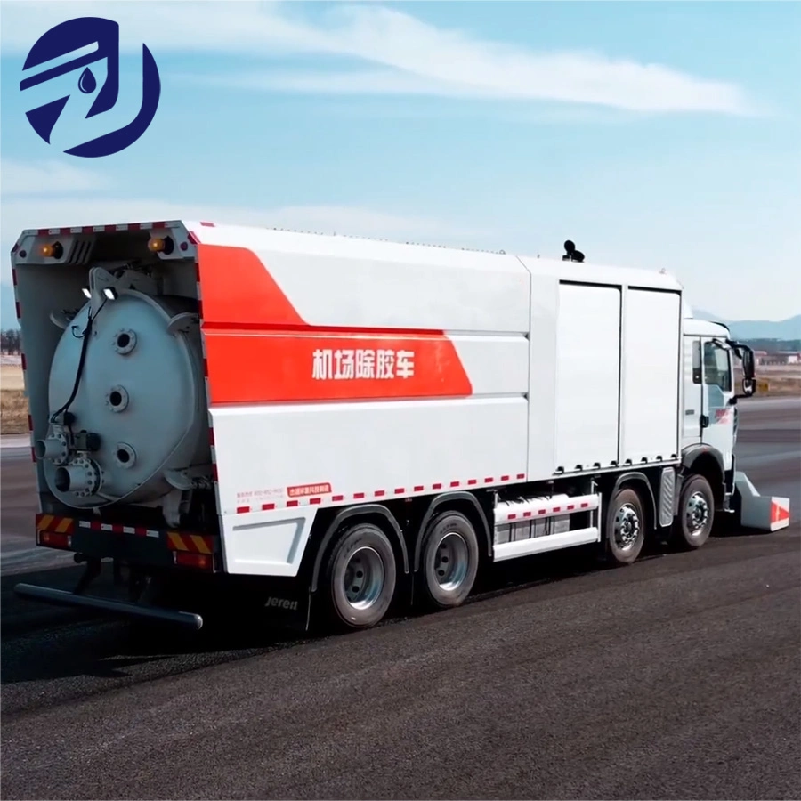 2800bar Airport Runway Rubber Removal Vehicle Ultra High Pressure Cleaning Truck